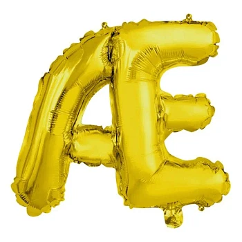 Folieballon bogstav Æ guld 41cm festartikler