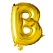 Folieballon bogstav B guld 41cm festartikler