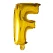 Folieballon bogstav F guld 41cm festartikler