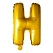 Folieballon bogstav H guld 41cm festartikler