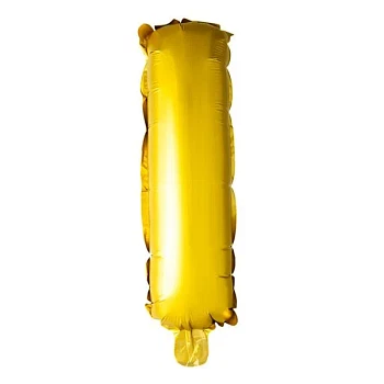 Folieballon bogstav I guld 41cm festartikler