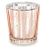 Fyrfadsstage fattigmandssølv  rosegold 6cm festartikler