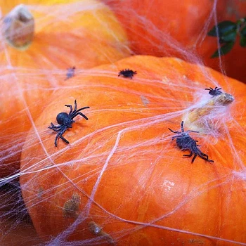 Edderkopper Halloween 3cm, 10 stk. festartikler
