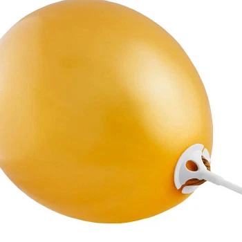 Ballonpind hvid 40cm, 25 stk. festartikler