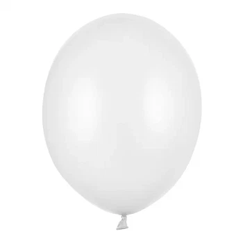 Balloner perlehvid metallic 30cm, 50 stk. festartikler