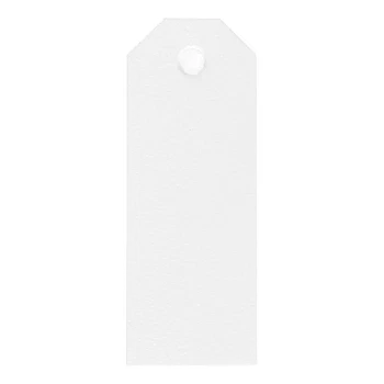 Manilamærker hvid 3cm x 8cm, 20 stk. festartikler