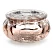 Fyrfadsstage fattigmandssølv rosegold festartikler