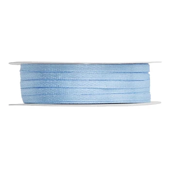 Satinbånd lyseblå 3mm x 50m festartikler