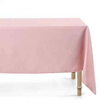 Dug stof lyserød 1,8m x 3m borddækning