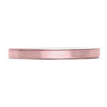 Satinbånd rosa 6mm x 25m festartikler