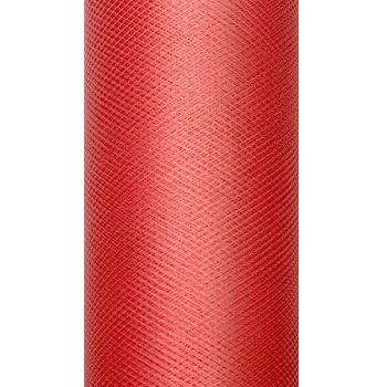 Tyl rød 15cm x 9m. festartikler