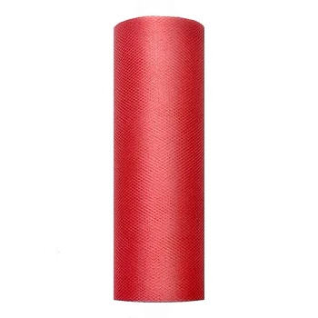 Tyl rød 15cm x 9m. festartikler