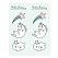 Slikposer Unicorn med stickers, 6 stk. festartikler
