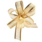 Sløjfe Bånd Guld 10mm x 5m 