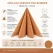 Airlaid servietter kobber 40x40 cm 50 stk infografik