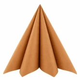 Airlaid servietter kobber 40x40 cm 50 stk