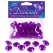 Ametyst lilla pynte diamanter 12 mm, 28 g i facetslebet akryl