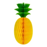 Honeycomb Ananas gul/grøn 33cm festartikler