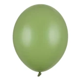 Balloner støvet grøn pastel 30cm, 10 stk. festpynt