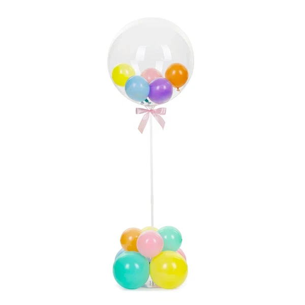 Ballonstativ klar 72cm festpynt