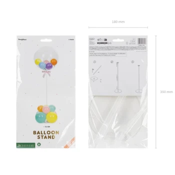 Ballonstativ klar 72cm ballondekorationer