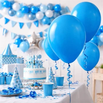 Blå balloner til fest – perfekt til fødselsdag og dekoration