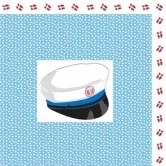 Servietter Blå studenterhue 33cm x 33cm, 20 stk. studenterfest