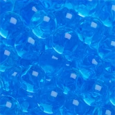 Vandperler til dekorationer blå 1cm, 10g / 1 liter dekoration