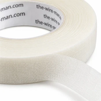 Råhvid blomstertape 13 mm x 27,5 m – close-up af struktur og overflade