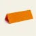 Bordkort 10x7 cm orange tekstureret karton 10 stk til borddækning
