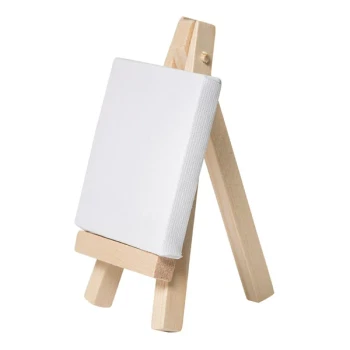Mini staffeli med malerlærred 12,5cm hobby