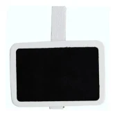 Bordkort tavle med klemme hvid 4,5cm x 6,5cm borddækning