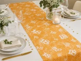 Bordløber 18 år fødselsdag orange/hvid 15cm x 15m