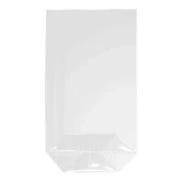 Cellofanpose med klodsbund 16cm x 9,5cm x 4cm, 10 stk. slikposer