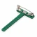 Grøn corsage clips 5 cm til knaphulsblomst og blomsterbinding