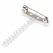 Klar corsage clips 5 cm med transparent holder og metalnål