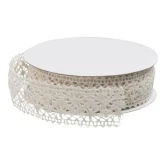 Blondebånd creme 2,3cm x 10m bryllup