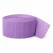 Packshot billede af lavendel crepepapir på rulle 24,6m x 4,5cm på hvid baggrund til festpynt