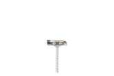 Corsage clips klar/hvid 5cm