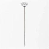 Dekorationsnål Diamant 1,1cm, 55 stk. binderiartikler