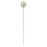 Dekorationsnål creme perle 8mm, 55 stk. binderiartikler