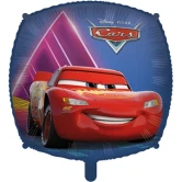 Disney Cars folie ballon 45 cm firkantet med Lynet McQueen til børnefødselsdag og Cars temafest