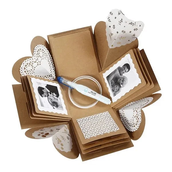 EEksplosionsæske natur DIY 12cm x 12cm festartikler