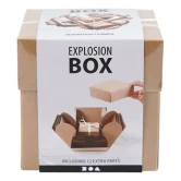 Eksplosionsæske natur DIY 12cm x 12cm gaveæske