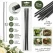 Sort elefanttråd 1,4 mm 40 cm – 12 stk. til blomsterbinding