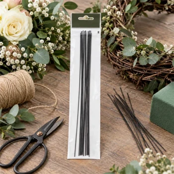 Sort elefanttråd til kranse og dekorationer med floristmaterialer