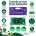 Emerald grønne pynte diamanter 6 mm til bordpynt – 28 g ca. 550 stk.