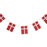 Guirlande flag Dannebrog papir 20cm x 2,5m festartikler