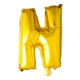 Folieballon bogstav N guld 41cm festpynt