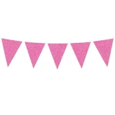 Vimpel pink glimmer 6m festartikler